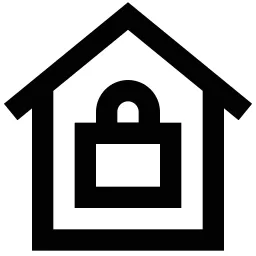 Padlock House Icon
