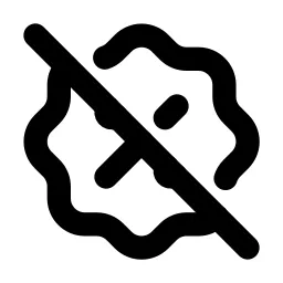 Rosette Discount Off Line Icon