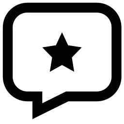 Star Chat Icon