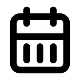 Calendar Month Line Icon