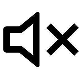 Volume Mute Line Icon
