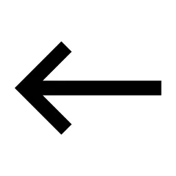 Arrow Left Long Line Icon