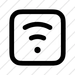 Wifi Square Spot Signal Hot Spot Icon