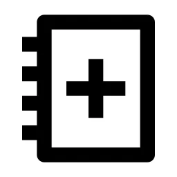 Health Book Line Icon