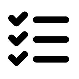 List Check Line Icon