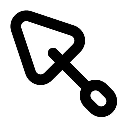 Trowel Line Icon