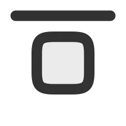 Align Top Duotone Icon