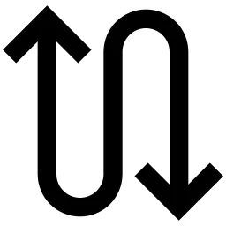 Navigate Arrow Up Down Icon