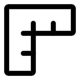 Ruler Combine Icon