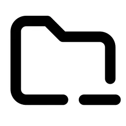 Folder Minus Line Icon