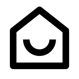 Home Smile 2 Line Icon
