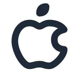 Brand Apple Line Icon