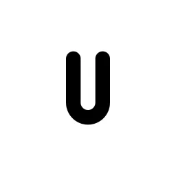 Letter U Small Line Icon