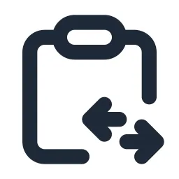 Clipboard Change Line Icon