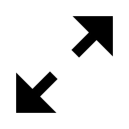 Expand Diagonal Fill Icon