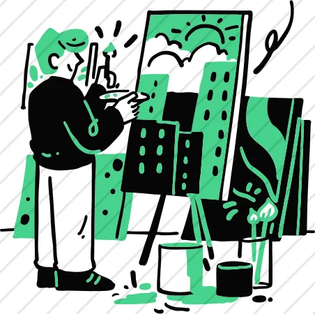 Artist Painting