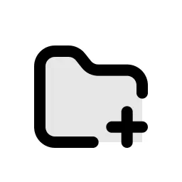 Folder Plus Duo Icon