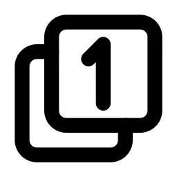 Box Multiple 1 Line Icon