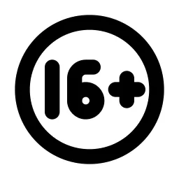 Rating 16 Plus Line Icon