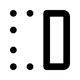 Box Align Right Line Icon