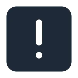 Alert Box Solid Icon