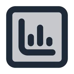 Chart Bar Box Duotone Icon