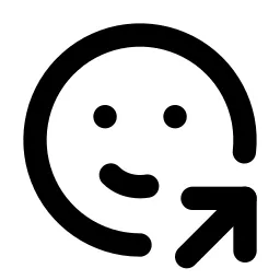 Mood Share Line Icon