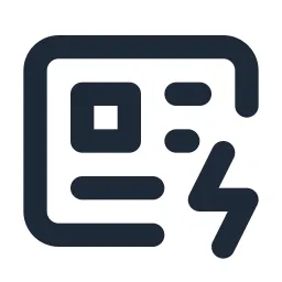 Article Flash Line Icon