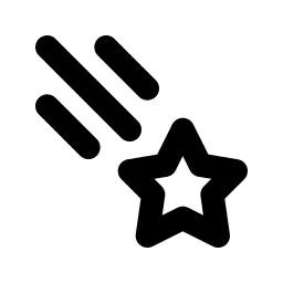 Comet Line Icon