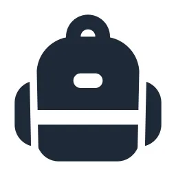 Backpack Solid Icon