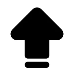 Arrow Big Up Line Icon
