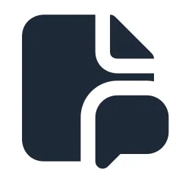 File Chat Solid Icon