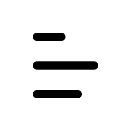 Bar Chart Horizontal Duo Icon