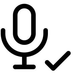 Microphone Check Icon