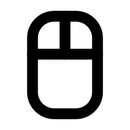 Mouse 2 Line Icon