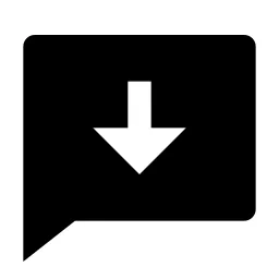 Chat Download Fill Icon