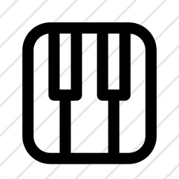 Keyboard Midi Keys Piano Icon