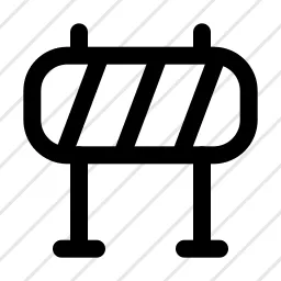 Wip Work Barrier Icon
