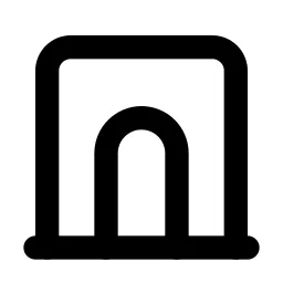 Building Arch Line Icon