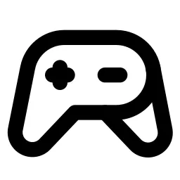 Device Gamepad 2 Line Icon