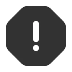 Alert Hexagon Fill Icon