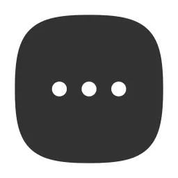 More Horizontal Square Fill Icon