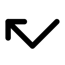 Arrow Elbow Left Line Icon