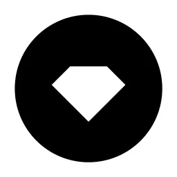 Copper Diamond Fill Icon