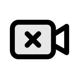 Video Close Duo Icon