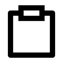 Clipboard Line Icon