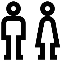 Man Woman Restroom Icon