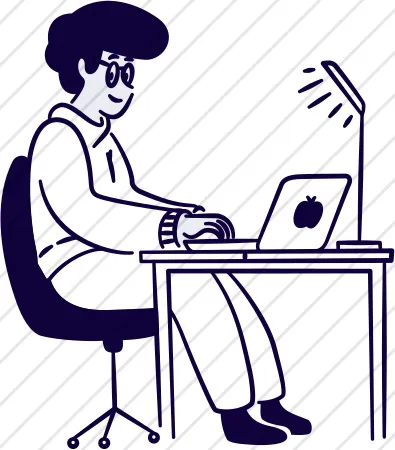 Person with Laptop