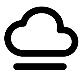 Cloud Fog Line Icon