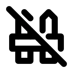 Fence Off Line Icon